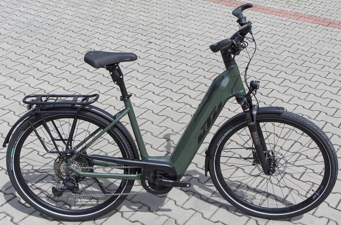 MACINA STYLE 720 US 2022 moss grey - elektrokolo KTM, městské | Elektrokola KTM