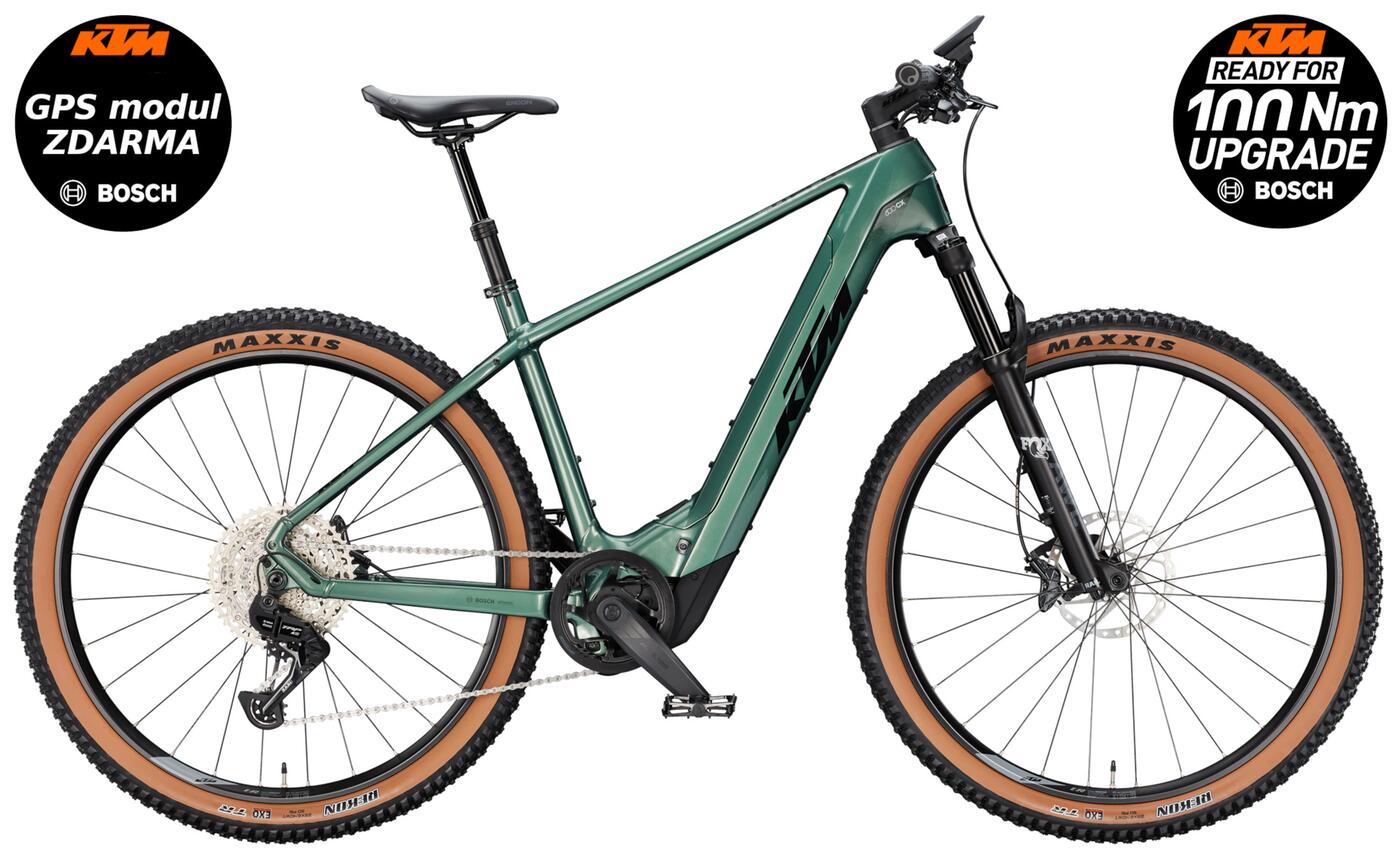 MACINA TEAM 891 elTRP green - horské elektrokolo KTM s pevným rámem | Elektrokola KTM