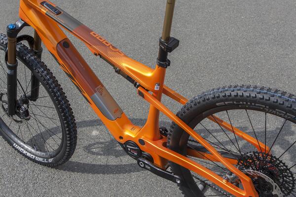 Elektrokolo KTM MACINA SCARP SX EXONIC fresh orange - elektrokolo KTM, horské celoodpružené - Galerie #2