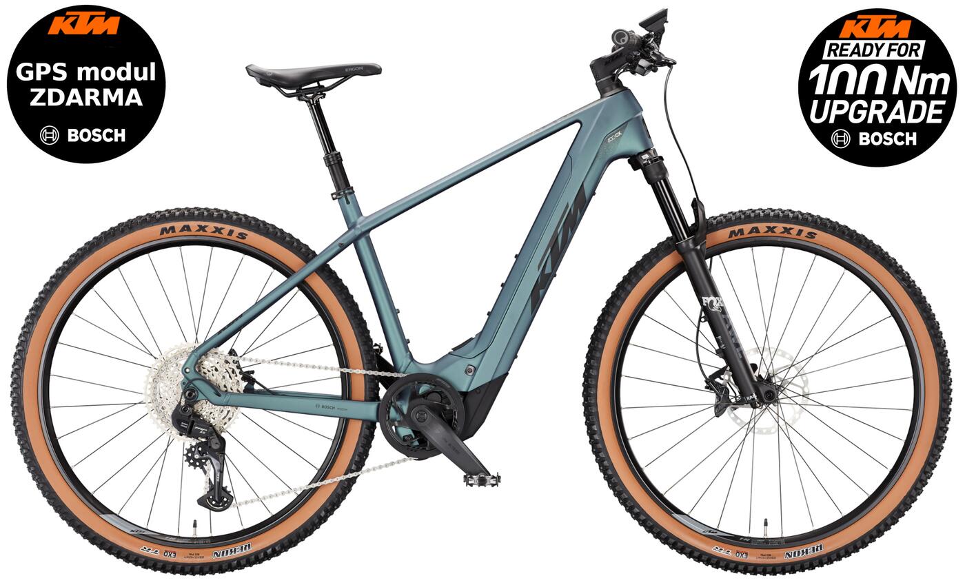 MACINA TEAM 891 teal matt - horské elektrokolo KTM s pevným rámem | Elektrokola KTM