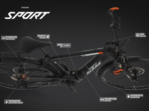 MACINA TOUR 9 CX5 US 2019 elektrokolo KTM m stske Elektrokola KTM