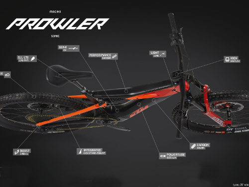 MACINA PROWLER SONIC 2020 elektrokolo KTM, horské
