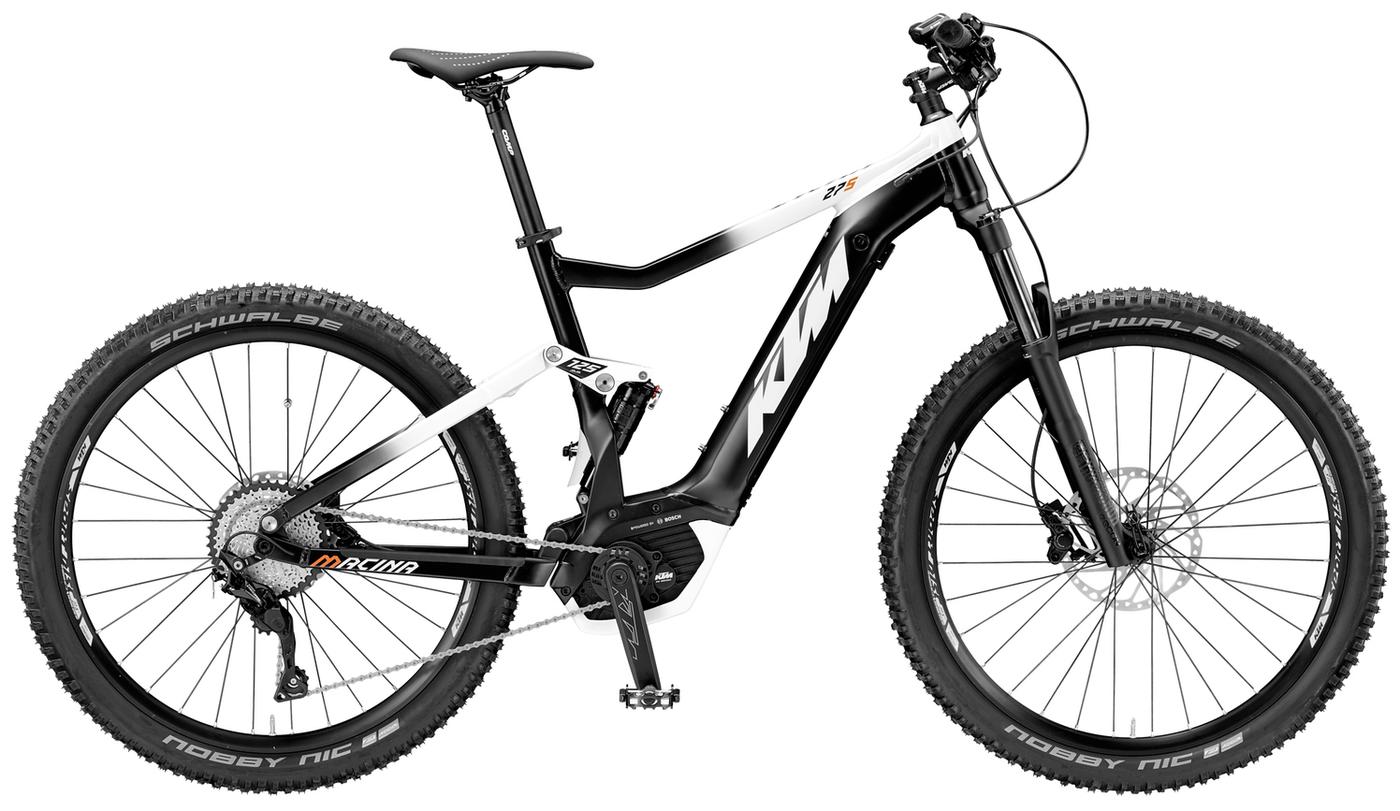 MACINA LYCAN 275 b-w-o 2019 - elektrokolo KTM, horské celoodpružené | Elektrokola KTM